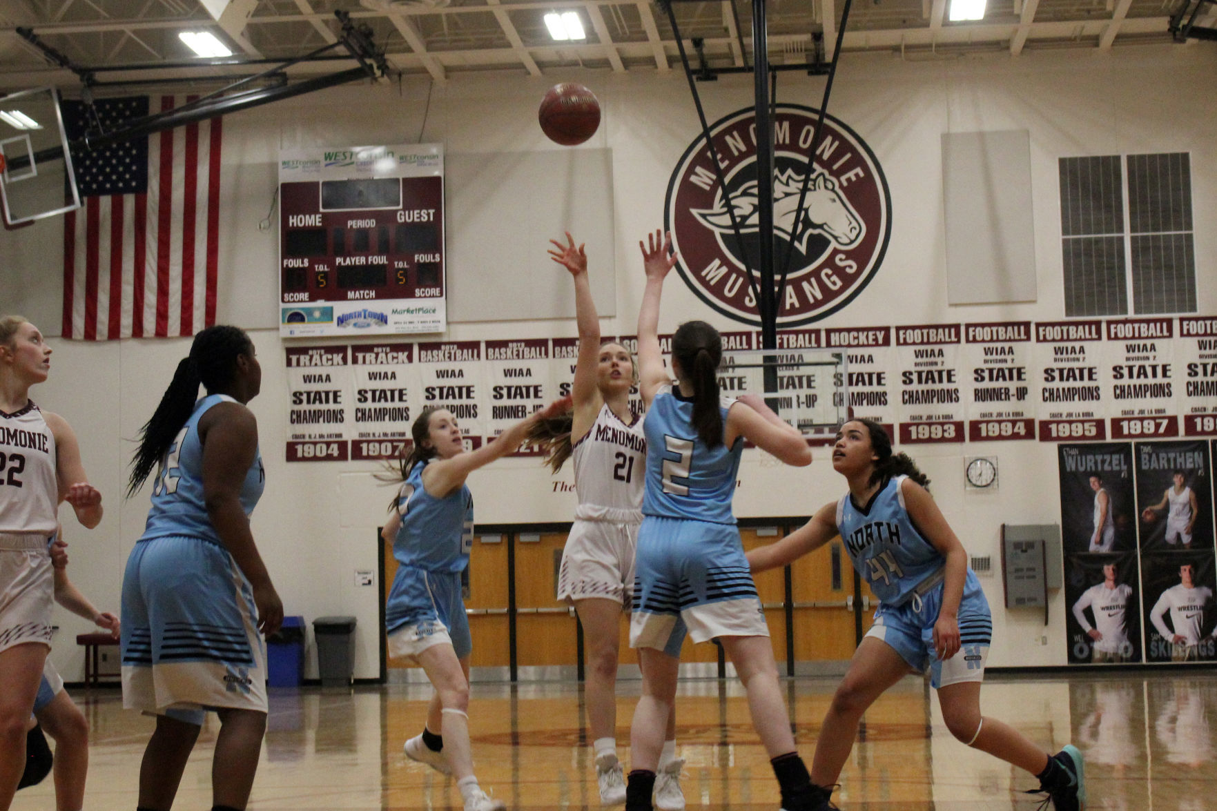 Eau Claire North at Menomonie girls basketball 2-13-20